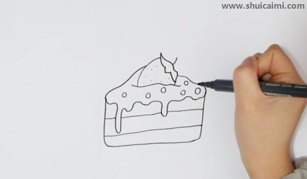 蛋糕简笔画怎么画 蛋糕简笔画图片