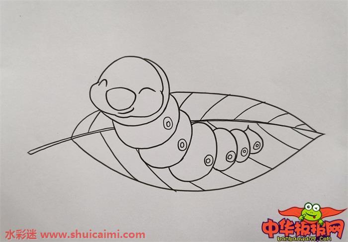 蚕宝宝怎么画 蚕宝宝简笔画简单好看带颜色