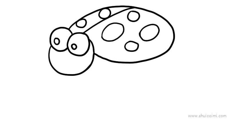 七星瓢虫儿童画怎么画 七星瓢虫简笔画好看