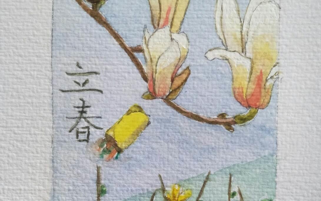 立春画的又简单又漂亮 立春画画图片大全简单