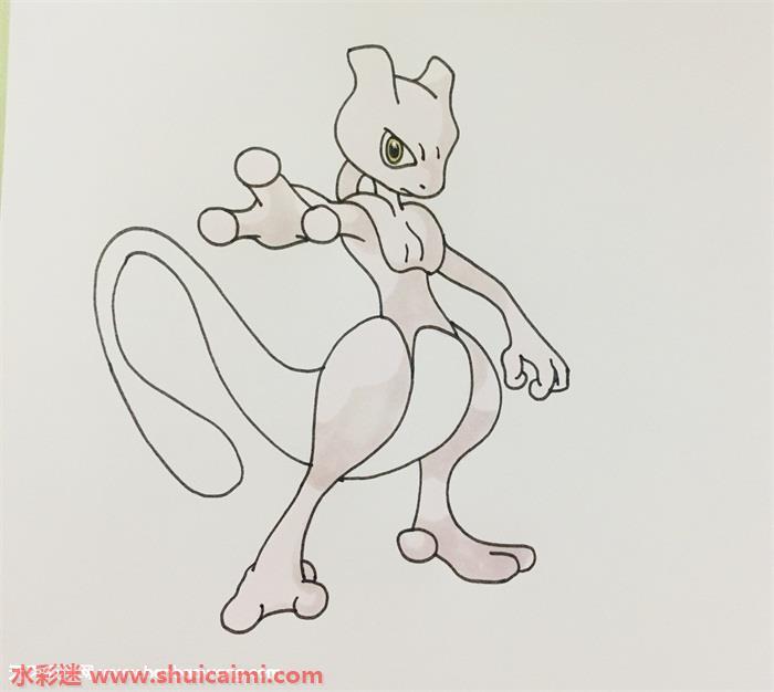 超梦怎么画 超梦简笔画简单