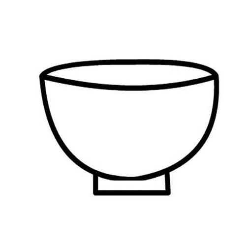 碗的简笔画图片大全 碗的简笔画图片大全图片