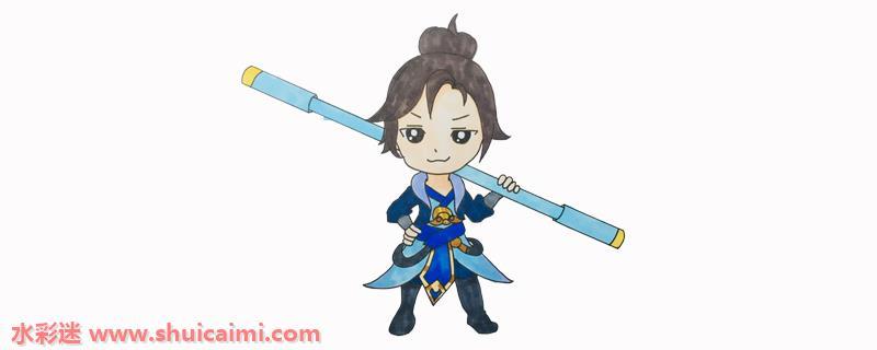 至尊宝怎么画 至尊宝简笔画步骤图