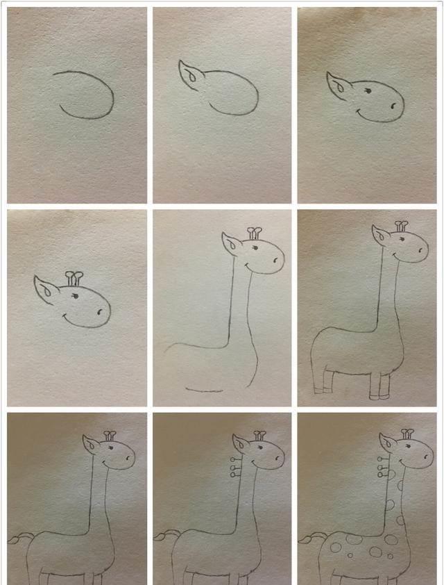 长颈鹿简笔画怎么画 长颈鹿简笔画简单
