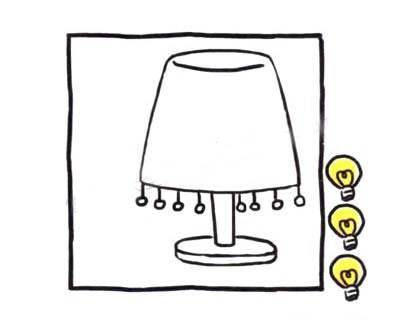台灯简笔画 台灯简笔画彩色