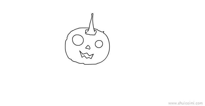 南瓜路灯儿童画怎么画 南瓜路灯简笔画简单又好看