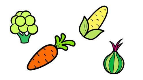 蔬菜简笔画 蔬菜简笔画儿童画
