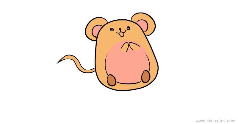 老鼠儿童画怎么画 老鼠简笔画图片大全