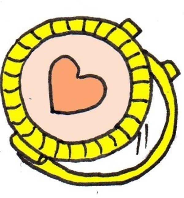 小镜子的简笔画怎么画 小镜子的简笔画图片