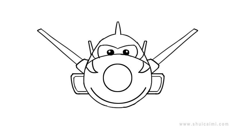 超级飞侠简笔画怎么画 超级飞侠简笔画画法