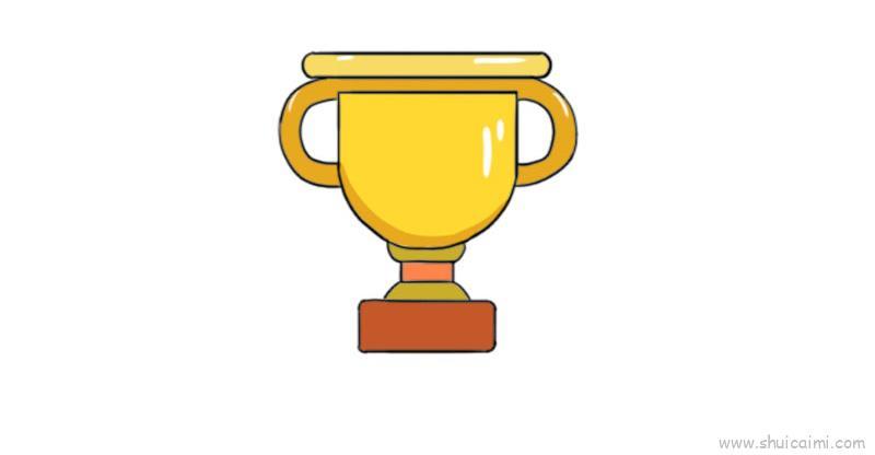 奖杯儿童画怎么画 奖杯简笔画图片