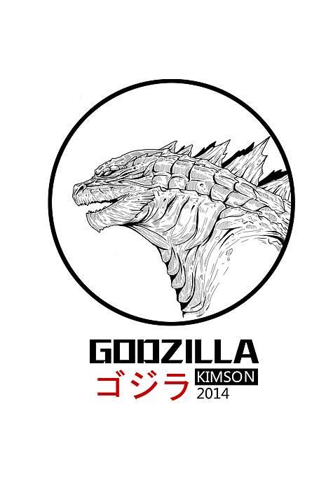 哥斯拉简笔画 哥斯拉简笔画图片大全