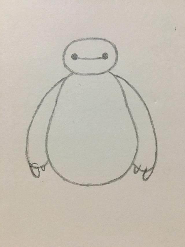 大白简笔画图片大全 大白简笔画图片大全可爱卡通