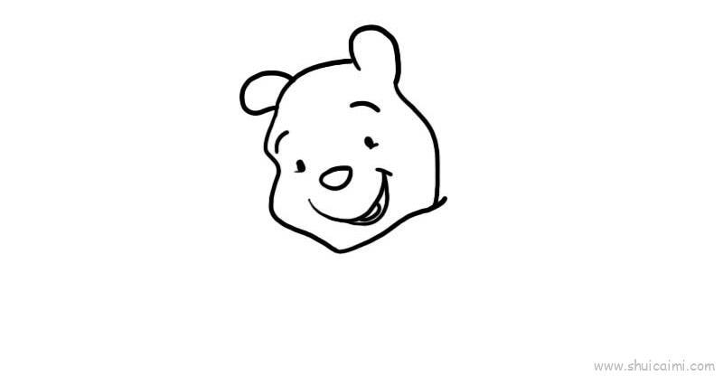 维尼熊儿童画怎么画 维尼熊简笔画顺序