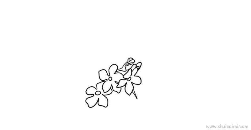 樱花儿童画怎么画 樱花简笔画简单