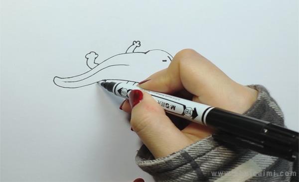 娃娃鱼简笔画怎么画 娃娃鱼简笔画画法