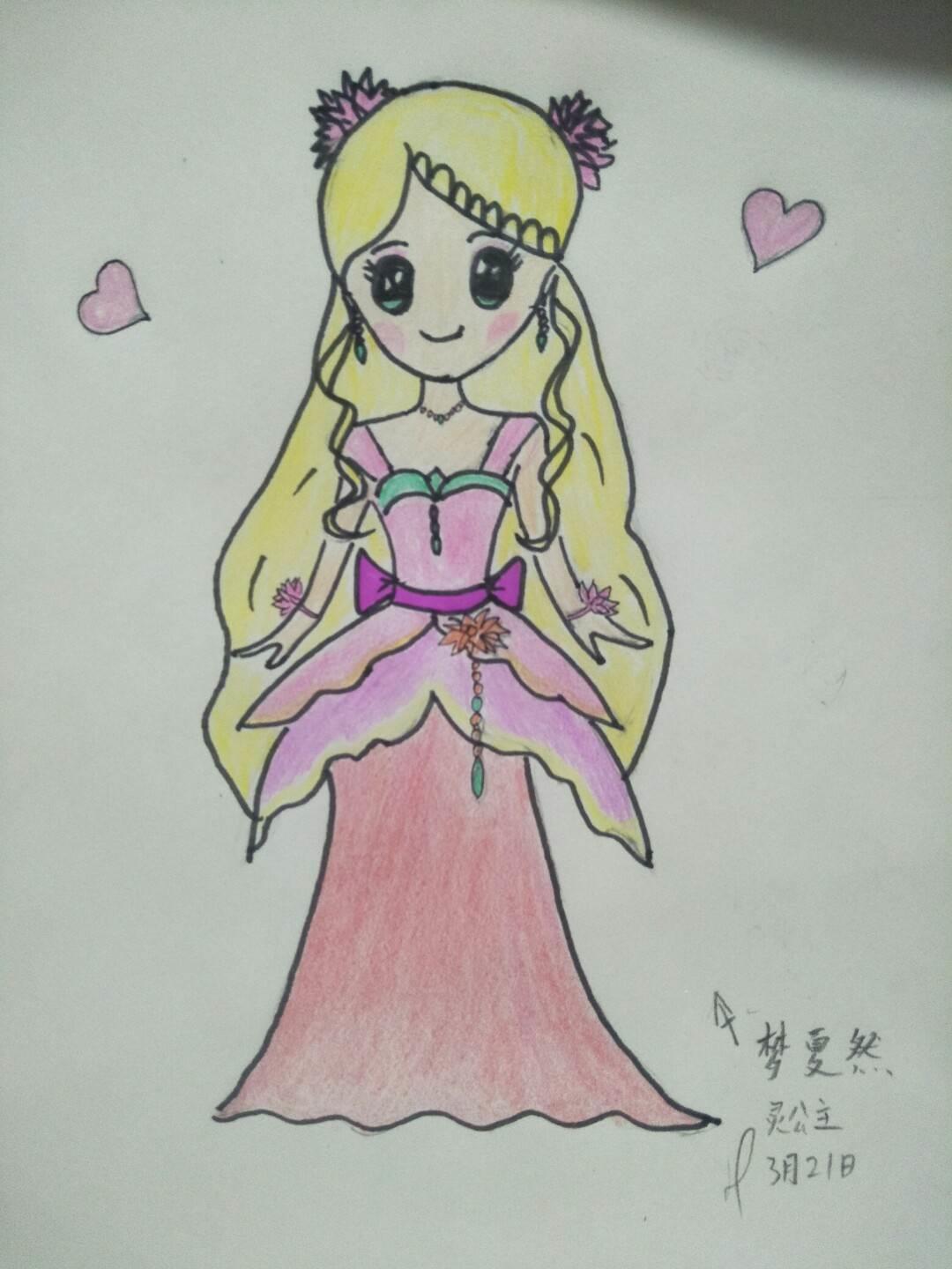 叶罗丽简笔画 叶罗丽简笔画简单又漂亮