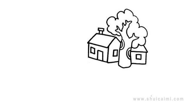 我家乡简笔画怎么画 我家乡简笔画画法