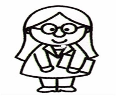 教师简笔画 教师简笔画图片大全