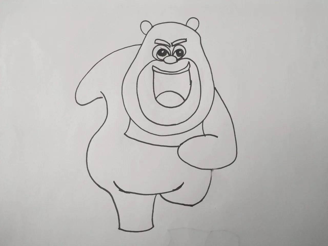 熊的简笔画 熊的简笔画怎么画