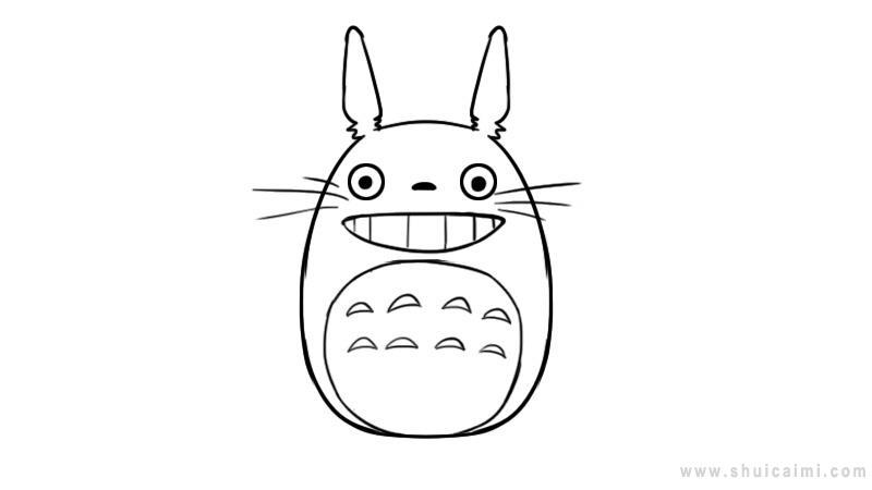 龙猫简笔画怎么画 龙猫简笔画简单又好看