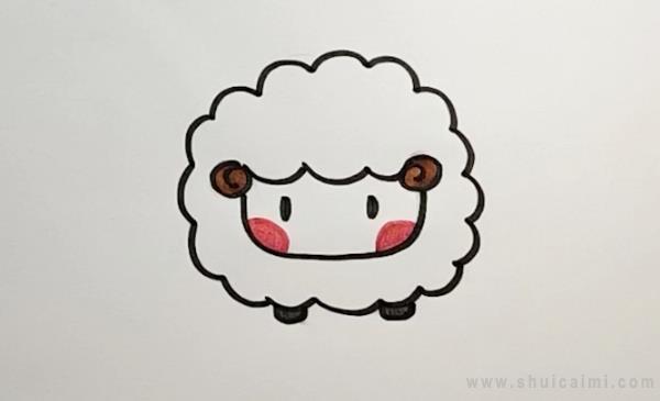 小绵羊简笔画怎么画 小绵羊简笔画步骤