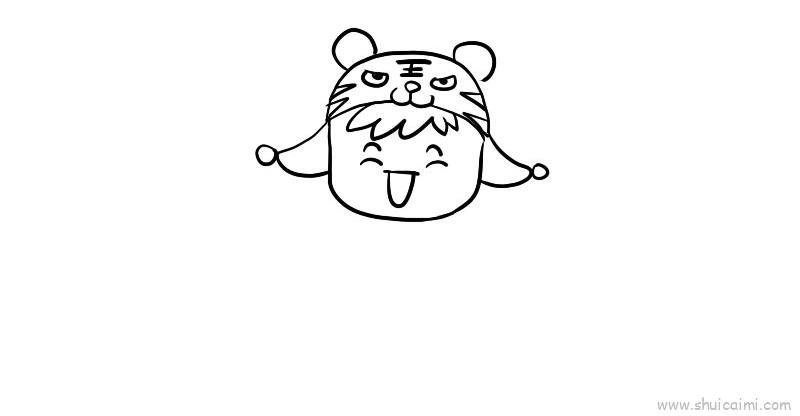 过年人物儿童画怎么画 过年人物简笔画顺序