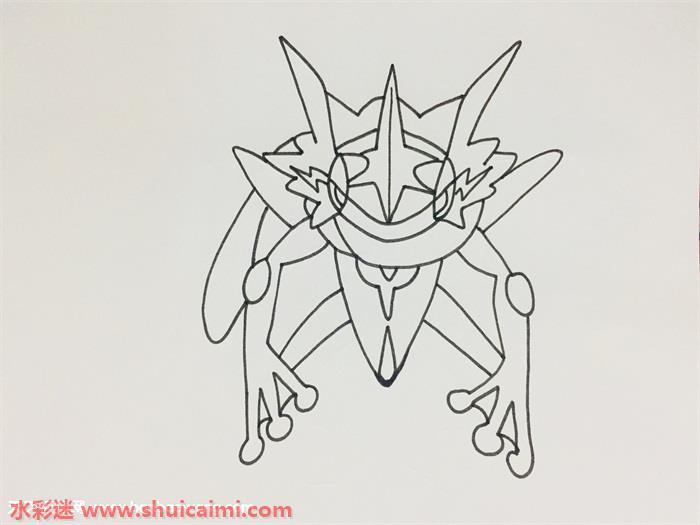 甲贺忍蛙怎么画 甲贺忍蛙简笔画简单又漂亮