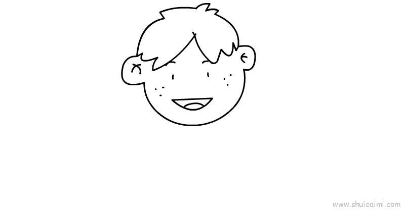 脑袋儿童画怎么画 脑袋简笔画图片大全