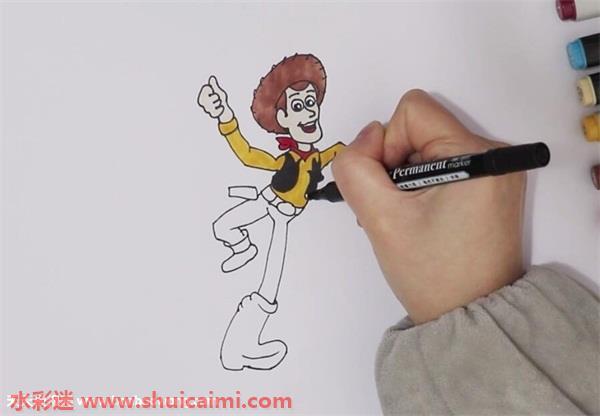 牛仔胡迪怎么画 牛仔胡迪简笔画简单又漂亮彩色