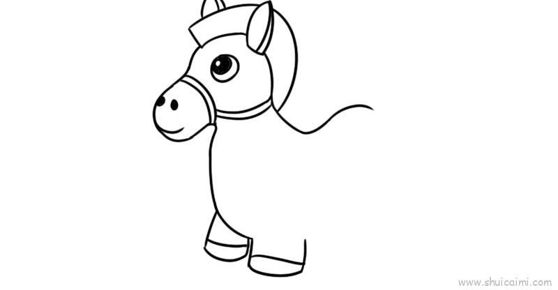 马儿童画怎么画 马简笔画简单又好看