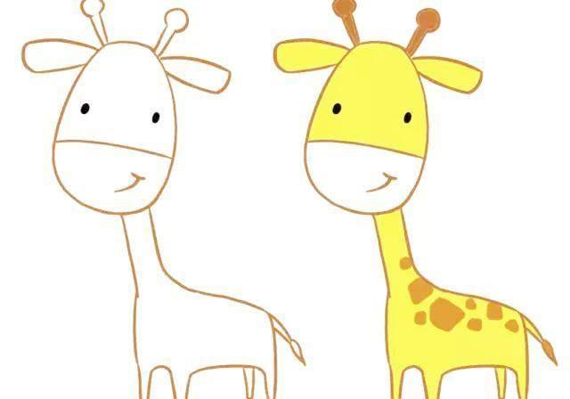 可爱的动物简笔画 可爱的动物简笔画彩色