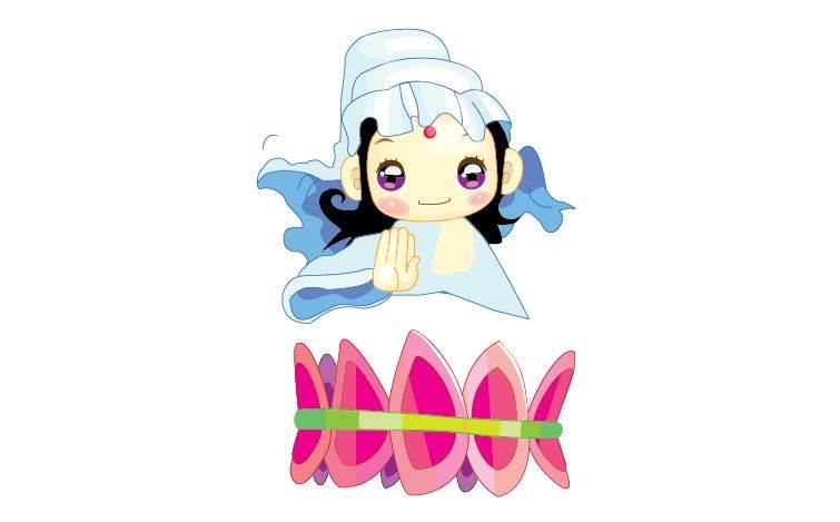 观音菩萨q版图片 q版观音菩萨怎么画