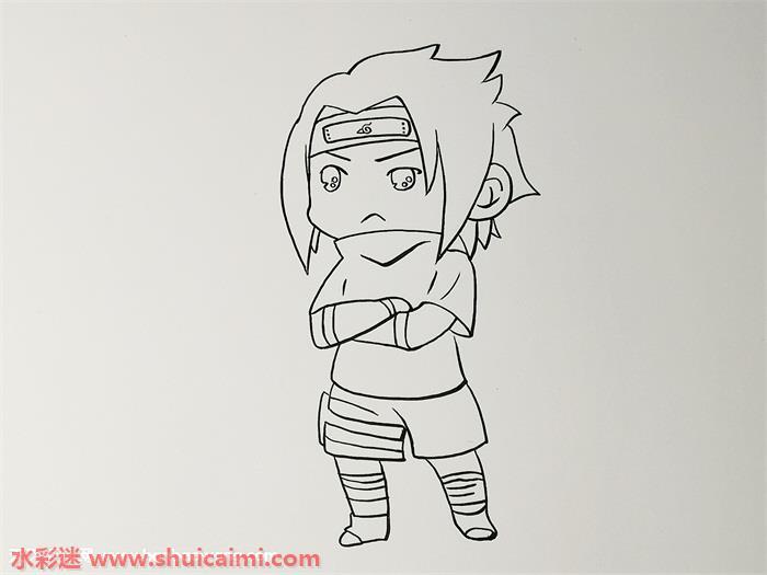 佐助怎么画 佐助简笔画画法