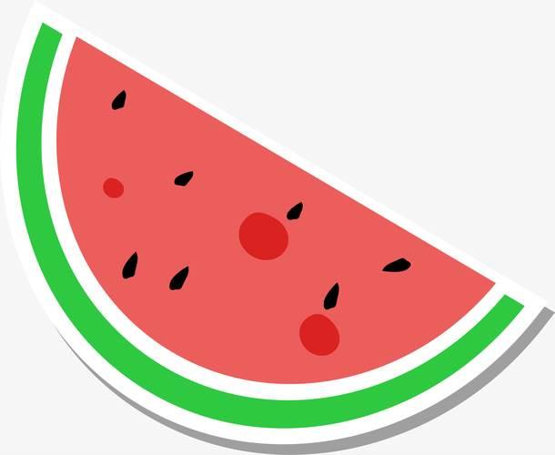 西瓜简笔画 西瓜简笔画彩色