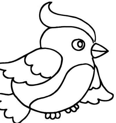 小鸟 简笔画 小鸟简笔画怎么画