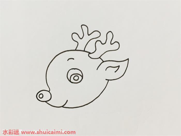 小梅花鹿怎么画 小梅花鹿简笔画步骤