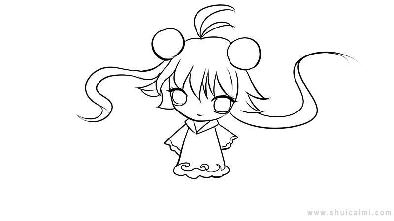 叶罗丽仙子简笔画怎么画 叶罗丽仙子简笔画简单