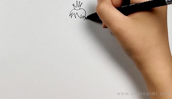 白马王子简笔画怎么画 白马王子简笔画简单又好看