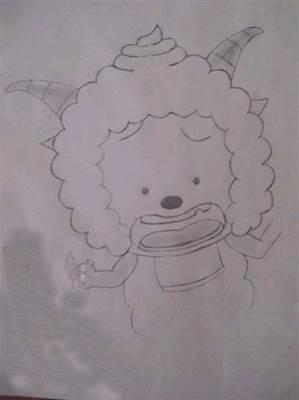 懒羊羊简笔画 懒羊羊简笔画可爱