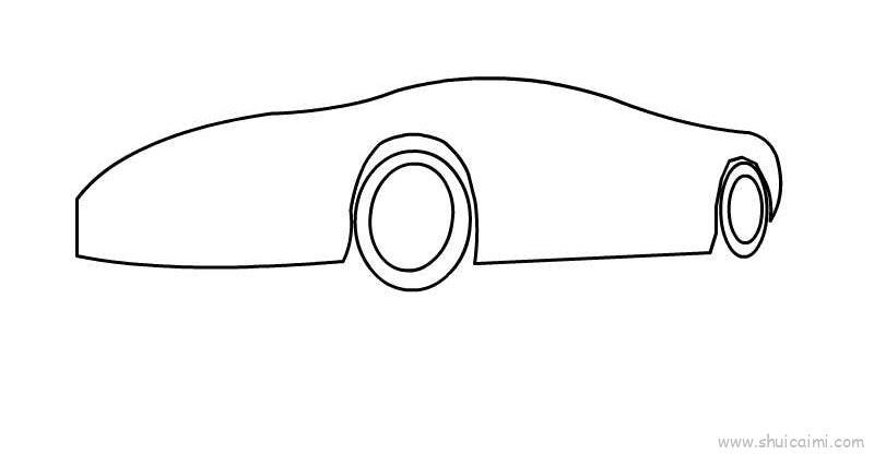 兰博基尼儿童画怎么画 兰博基尼简笔画画法