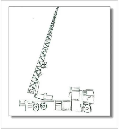 消防车简笔画 消防车简笔画图片大全