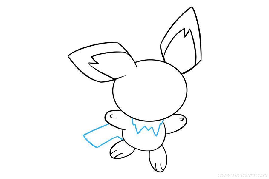 皮丘神奇宝贝怎么画 皮丘神奇宝贝简笔画漂亮卡通