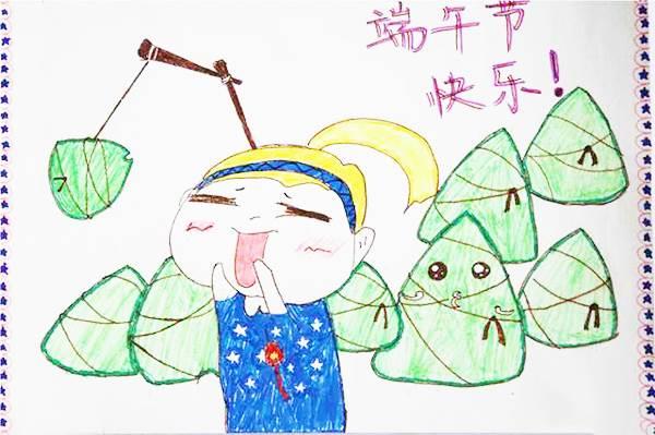 端午节简笔画 端午节简笔画彩色