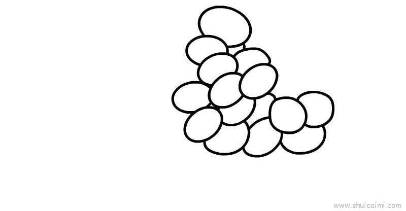 提子儿童画怎么画 提子简笔画图片大全