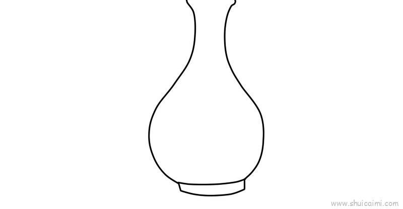 花瓶儿童画怎么画 花瓶简笔画好看