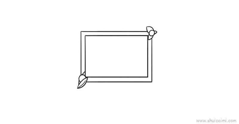 画框儿童画怎么画 画框简笔画顺序