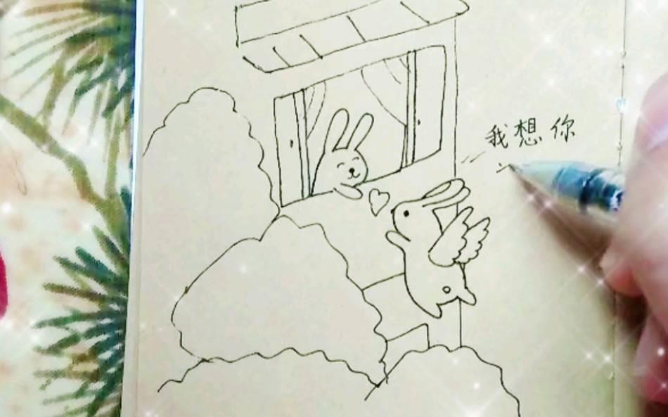 兔子财神爷简笔画 兔子财神爷简笔画图片大全