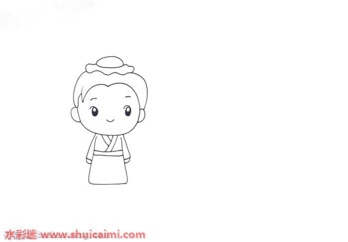 牛郎织女好看怎么画 牛郎织女好看简笔画彩色