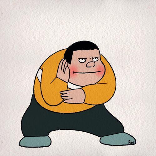 胖虎画法步骤图片简单又好看大全欣赏